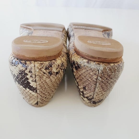 BURBERRY Real Python ballet Flats Size 37.5 - Picture 8 of 16